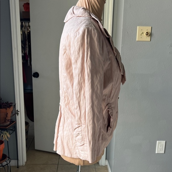 CAbi Light Pink Ruffled Blazer - Picture 4 of 9